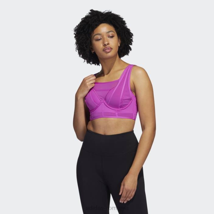 Adidas sutien de înaltă susținere pentru antrenament tlrd impact luxe femei roz 2JBN2957