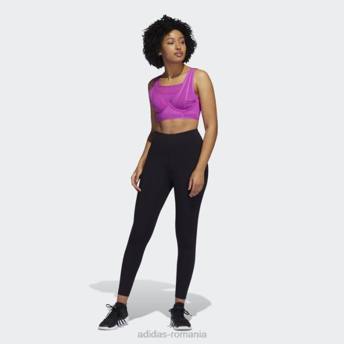Adidas sutien de înaltă susținere pentru antrenament tlrd impact luxe femei roz 2JBN2957