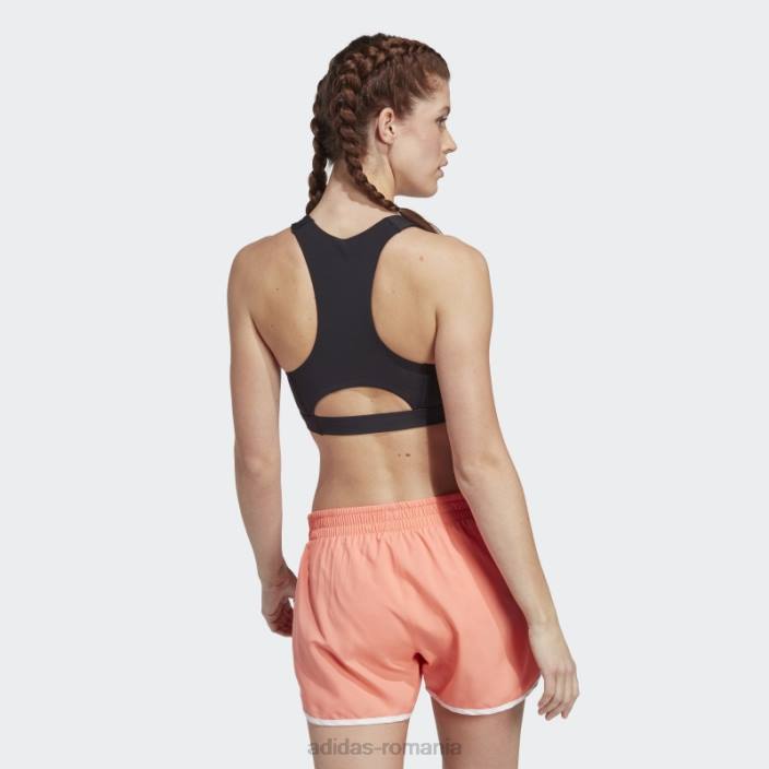 Adidas sutien de rulare negru cu suport mediu femei negru 2JBN2248