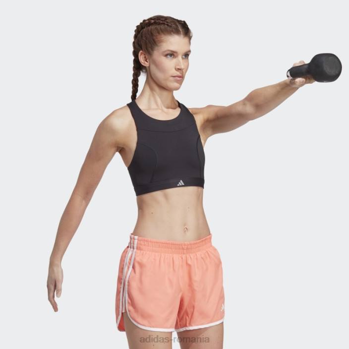 Adidas sutien de rulare negru cu suport mediu femei negru 2JBN2248