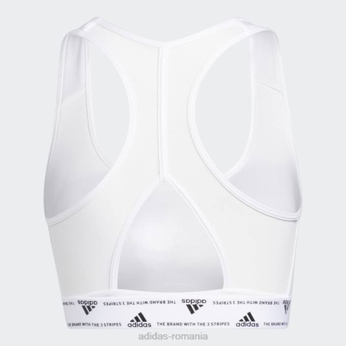 Adidas sutien de sprijin mediu powerreact training alb femei alb 2JBN8912