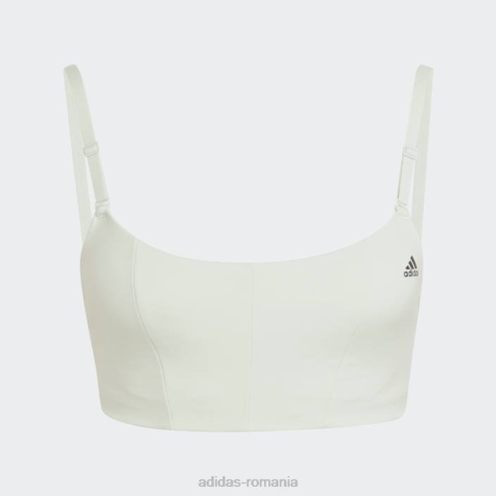 Adidas sutien de susținere luminoasă green yoga studio femei verde/carbon 2JBN10660