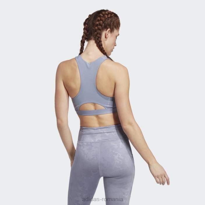 Adidas sutien de susținere medie pentru alergare violet argintiu adidas femei violet argintiu 2JBN9357