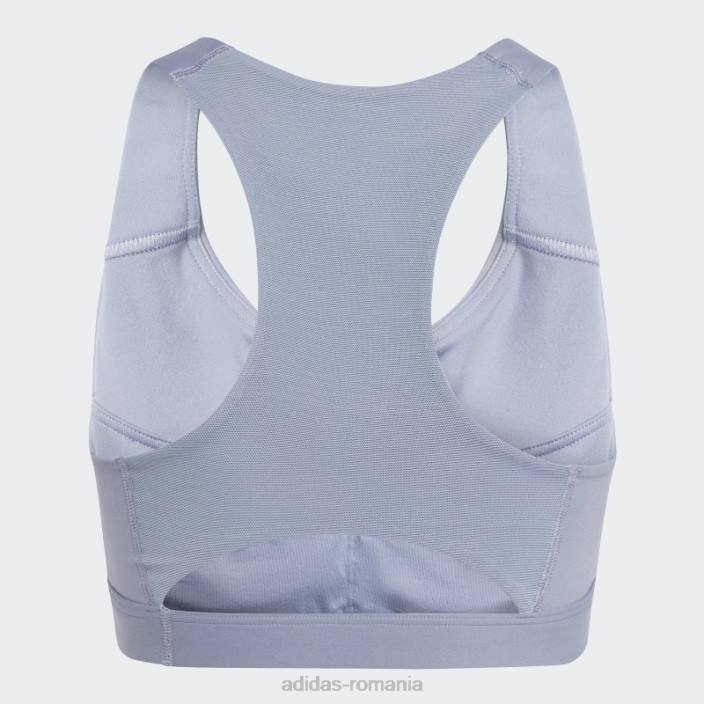 Adidas sutien de susținere medie pentru alergare violet argintiu adidas femei violet argintiu 2JBN9357