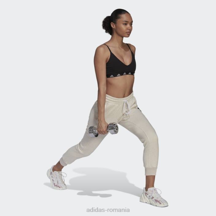 Adidas sutien de susținere neagră pură femei alb negru 2JBN8843