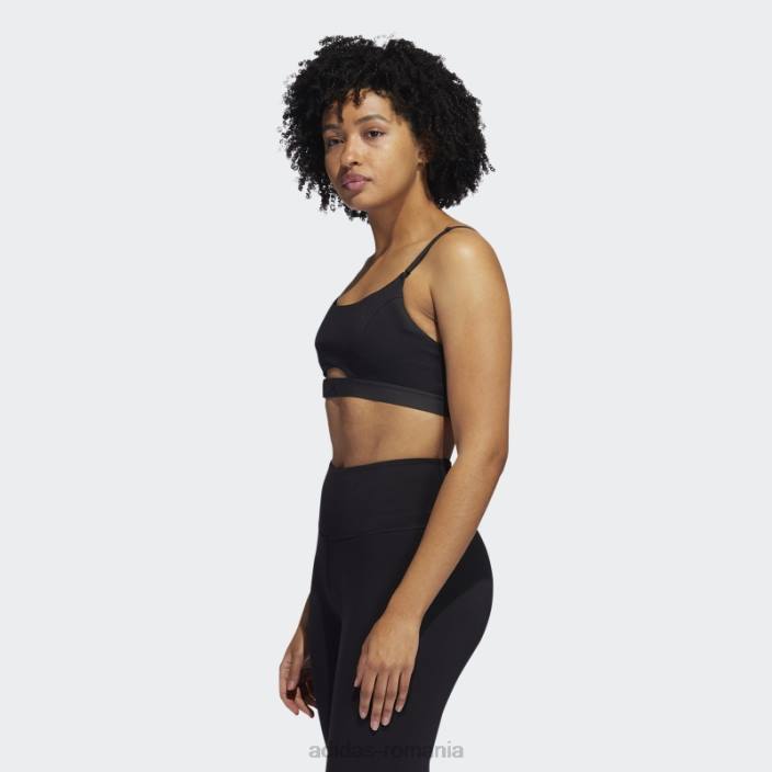 Adidas sutien de susținere ușoară de antrenament aeroimpact luxe negru adidas femei negru 2JBN9294