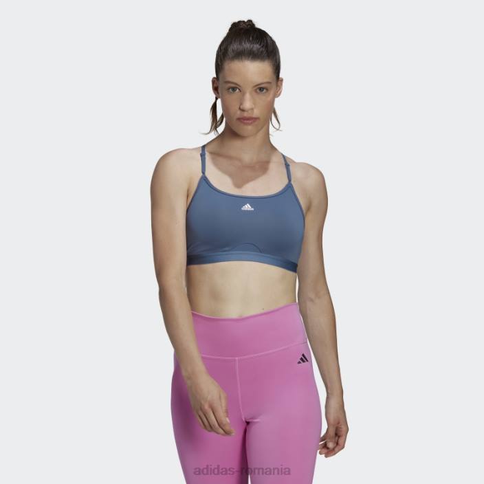 Adidas sutien de susținere ușoară de antrenament din oțel aeroreact femei oţel 2JBN10709