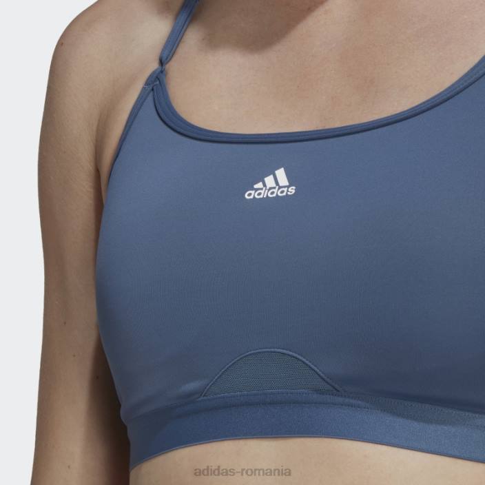 Adidas sutien de susținere ușoară de antrenament din oțel aeroreact femei oţel 2JBN10709