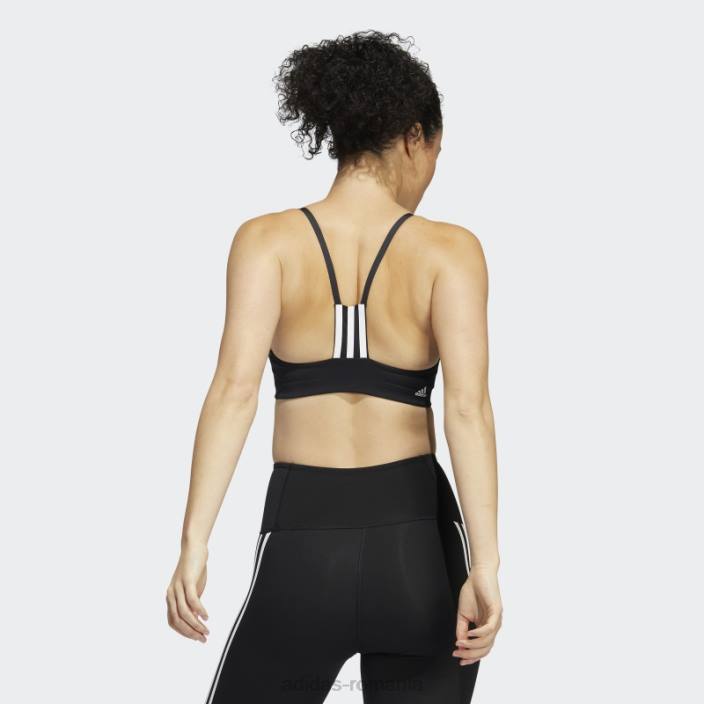Adidas sutien de sustinere usoara de antrenament aeroimpact negru fierbinte femei alb negru 2JBN17203