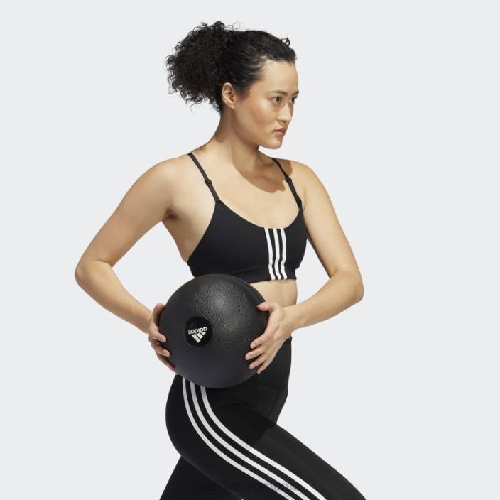 Adidas sutien de sustinere usoara de antrenament aeroimpact negru fierbinte femei alb negru 2JBN2222