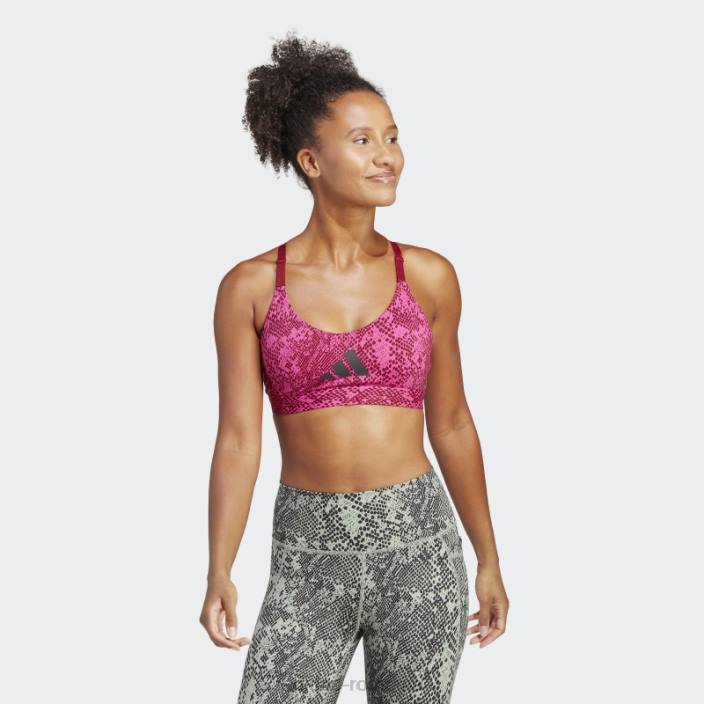 Adidas sutien de sustinere usoara pentru antrenament aeroimpact fucsia femei fucsia/visiniu 2JBN9362