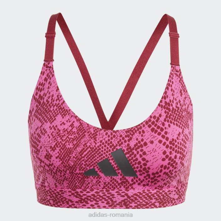 Adidas sutien de sustinere usoara pentru antrenament aeroimpact fucsia femei fucsia/visiniu 2JBN9362