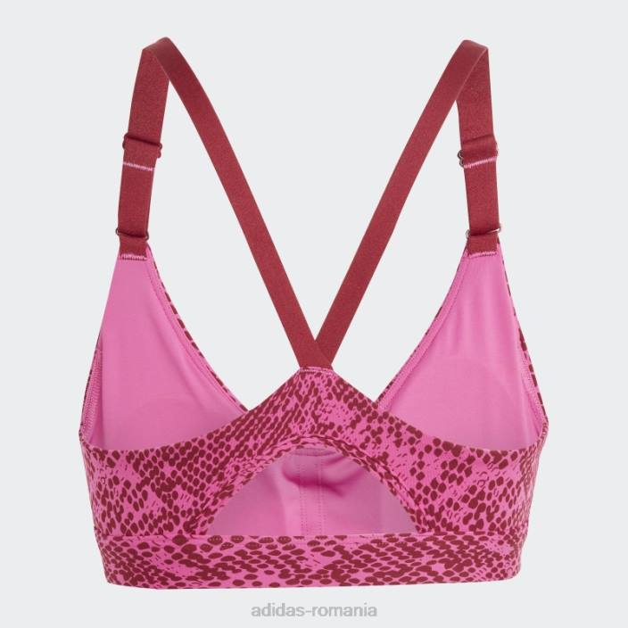 Adidas sutien de sustinere usoara pentru antrenament aeroimpact fucsia femei fucsia/visiniu 2JBN9362