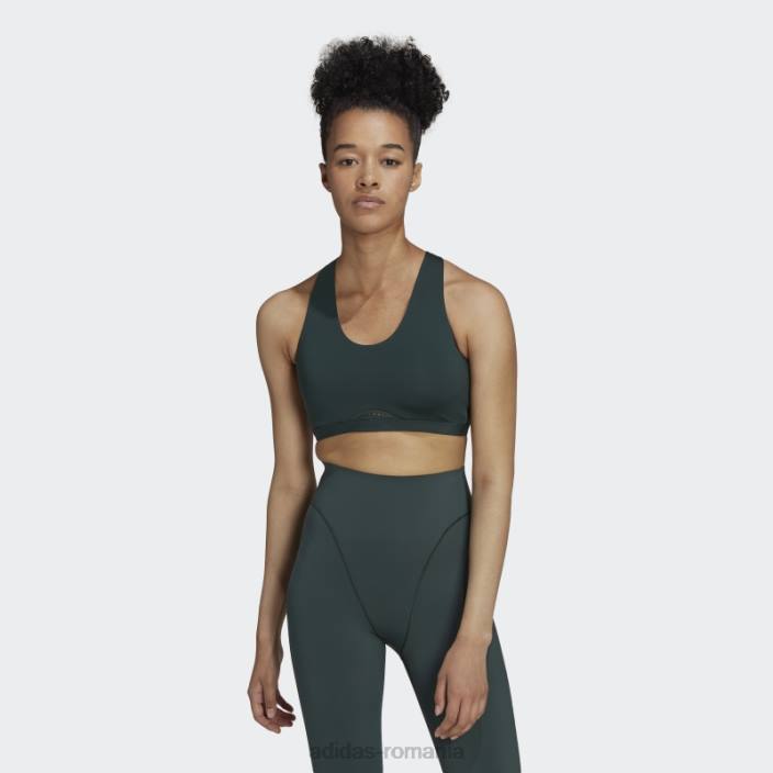 Adidas sutien eqt de susținere medie de antrenament verde adidas femei verde 2JBN10659