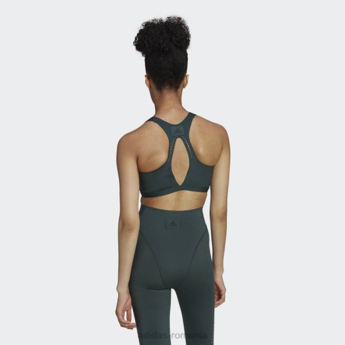 Adidas sutien eqt de susținere medie de antrenament verde adidas femei verde 2JBN10659
