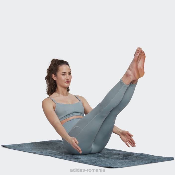 Adidas sutien gri de susținere a luminii yoga studio femei gri 2JBN3040