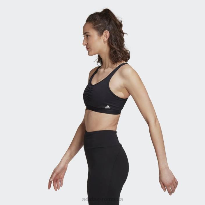 Adidas sutien negru coreessentials cu suport mediu femei negru 2JBN16835