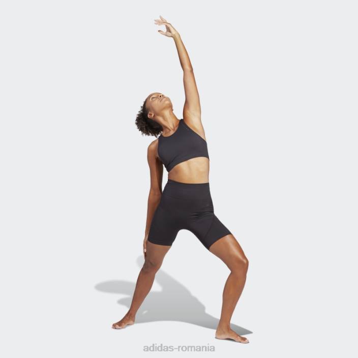 Adidas sutien negru de susținere ușoară de antrenament aeroknit adidas femei negru 2JBN17169