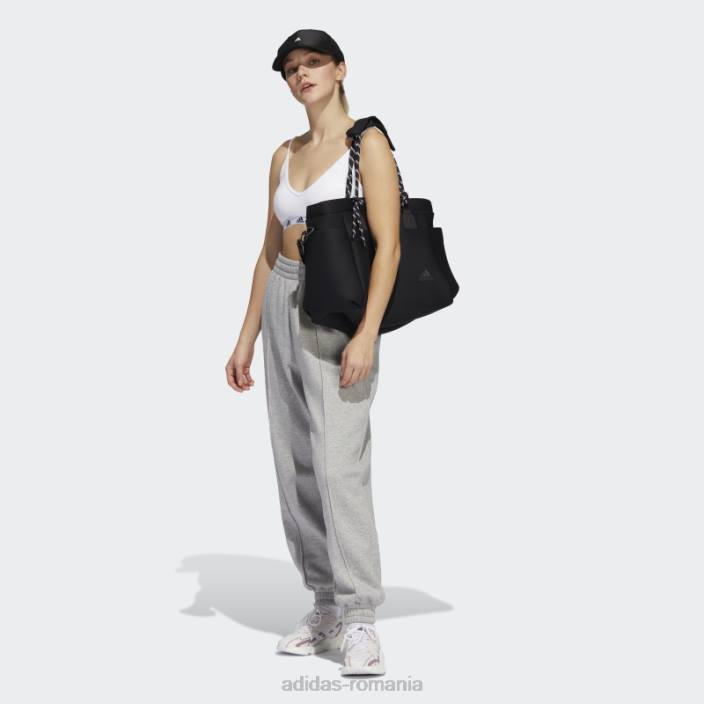 Adidas sutien pur de susținere la lumină alb femei alb negru 2JBN8881