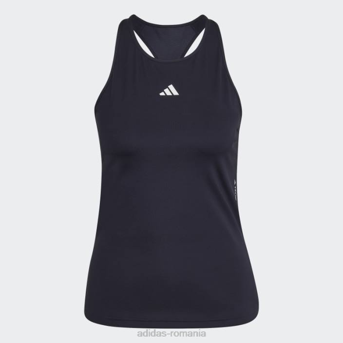 Adidas techfit racerback tank top de antrenament cerneală adidas femei cerneală/alb 2JBN10416