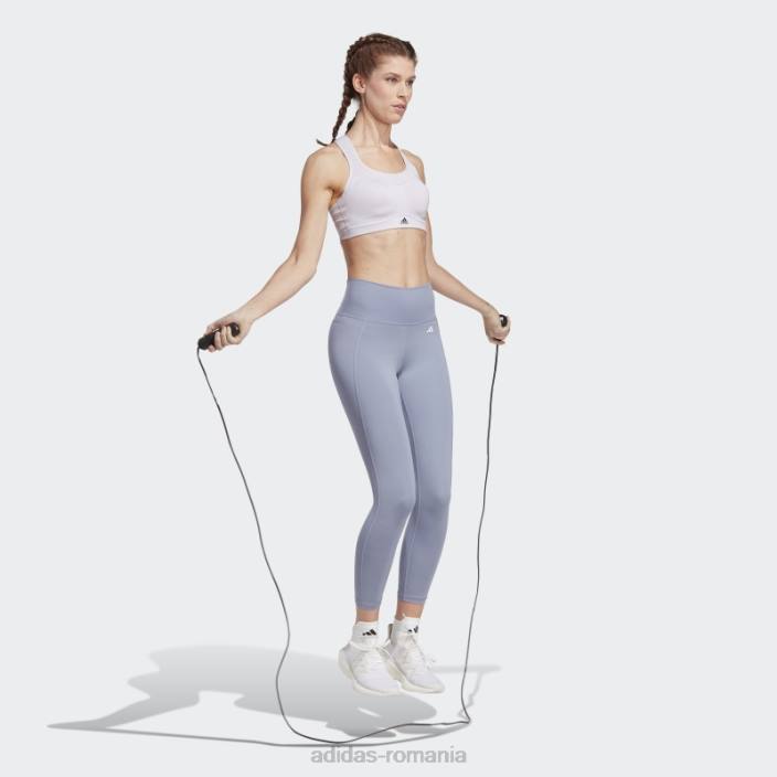 Adidas tlrd impact training sutien cu sustinere inalta argintiu zori fierbinti femei zori argintii 2JBN16532