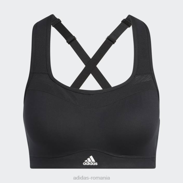 Adidas tlrd impact training sutien de sustinere inalta moda neagra femei alb negru 2JBN16446