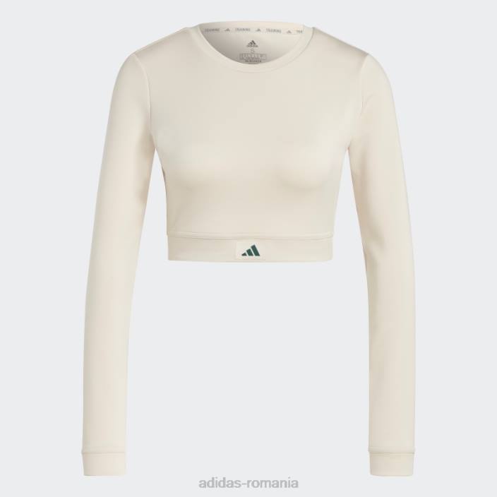 Adidas top crop top cu mânecă lungă de club sportiv de in adidas femei lenjerie 2JBN17187