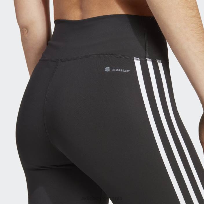 Adidas train essentials 3 dungi cu talie înaltă 3/4 jambiere negru adidas femei negru 2JBN9834
