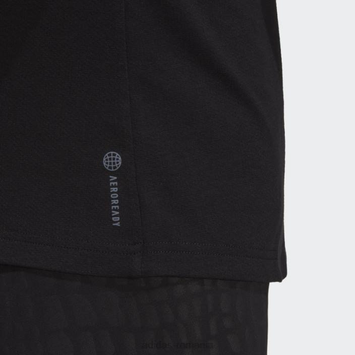 Adidas tren icons 3 bar logo tank top negru femei negru 2JBN8959