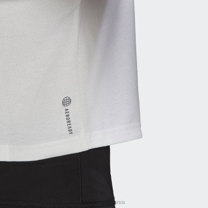Adidas tren icons 3 bar logo tricou alb adidas femei alb 2JBN8994