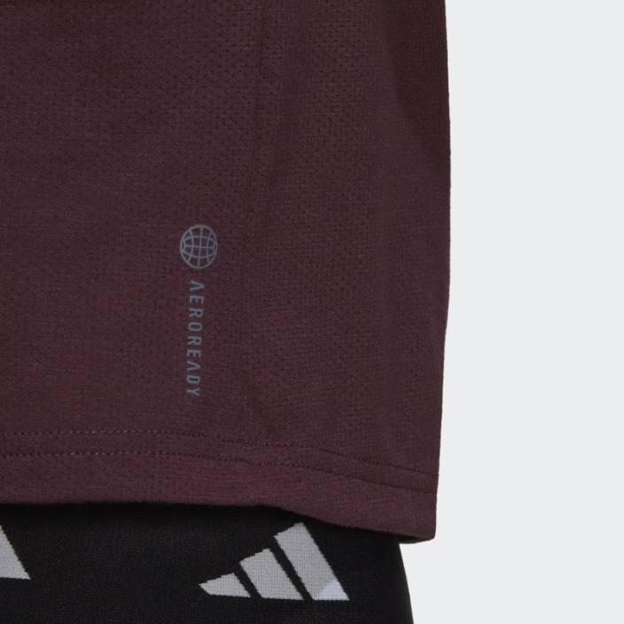 Adidas tren icons 3 bar logo tricou maro femei maro 2JBN10453