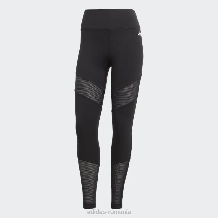 Adidas trenuri negre esențiale dansează jambiere întregi cu talie înaltă femei negru 2JBN8963