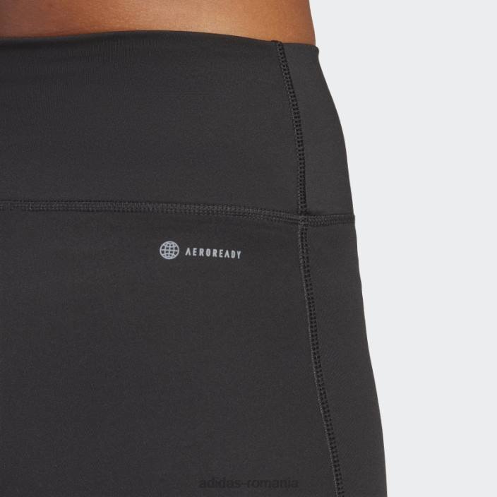 Adidas trenuri negre esențiale dansează jambiere întregi cu talie înaltă femei negru 2JBN8963