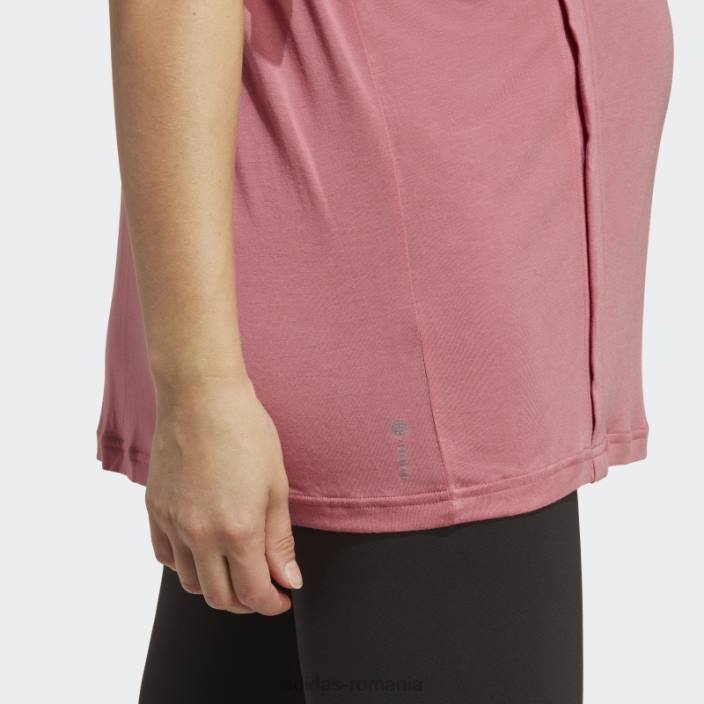 Adidas tricou roz pentru alăptare aeroready train essentials (maternitate) adidas femei roz/alb 2JBN9645