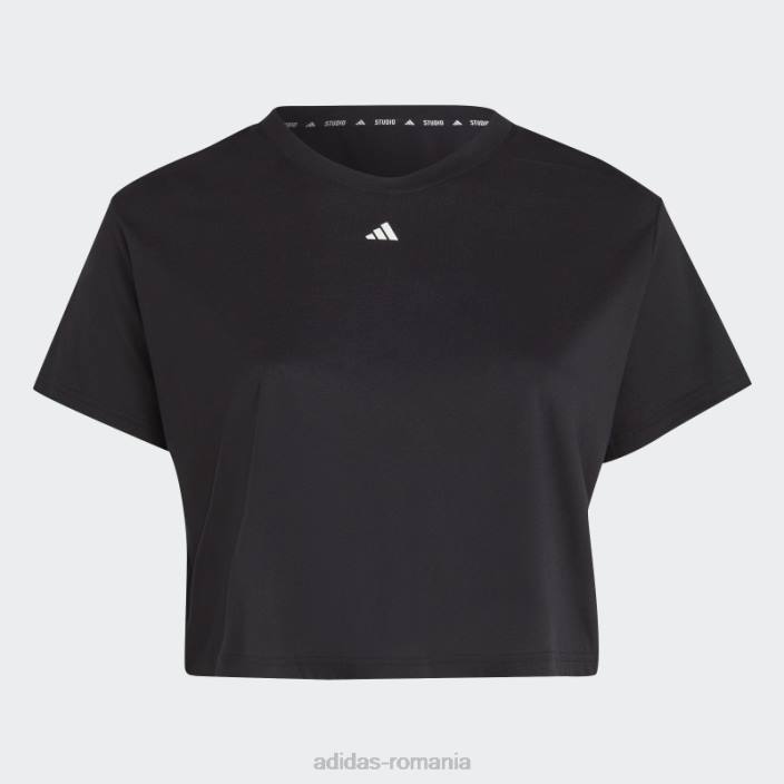 Adidas tricou studio (mărime plus) negru femei negru 2JBN9086