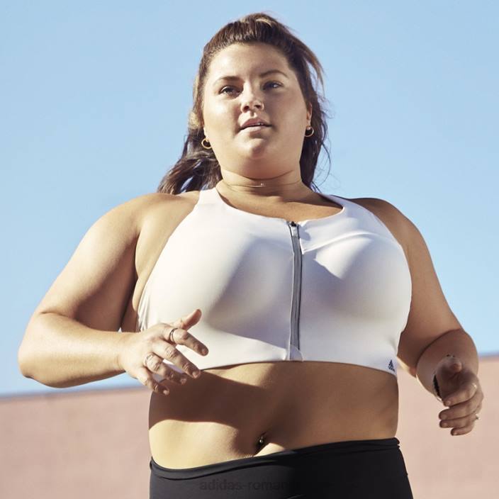 Adidas ultimate sutien (plus size) alb femei alb 2JBN10592