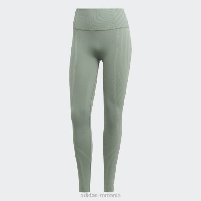 Adidas verde argintiu formotion sculptat jambiere 7/8 adidas femei verde argintiu 2JBN16941