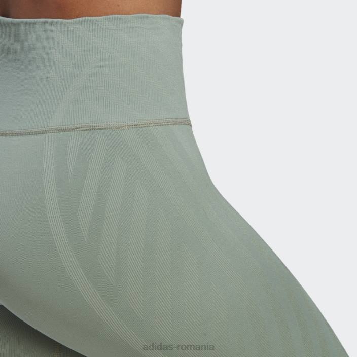 Adidas verde argintiu formotion sculptat jambiere 7/8 adidas femei verde argintiu 2JBN16941
