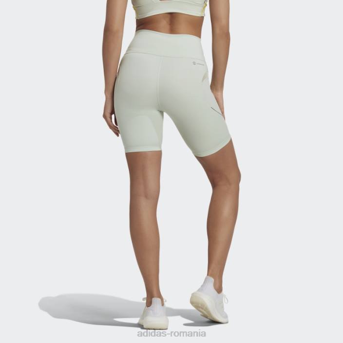 Adidas verde croit hiit 45 secunde antrenament leggings scurte moda femei verde 2JBN10707