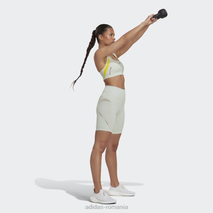 Adidas verde croit hiit 45 secunde antrenament leggings scurte moda femei verde 2JBN10707