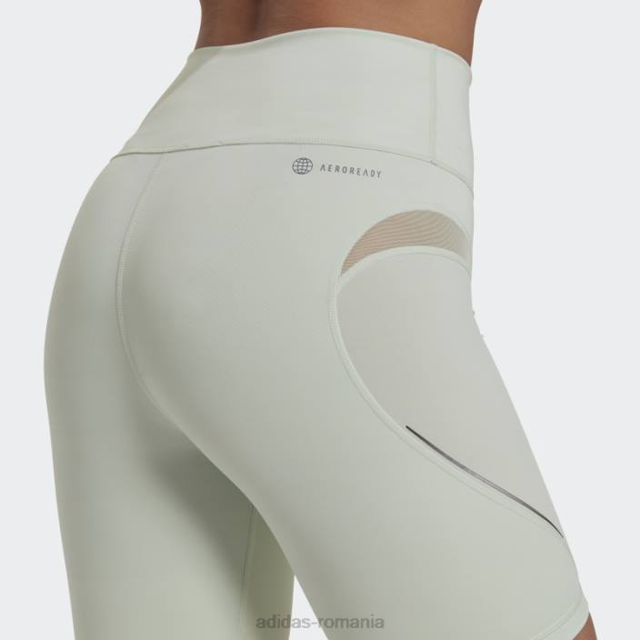 Adidas verde croit hiit 45 secunde antrenament leggings scurte moda femei verde 2JBN10707
