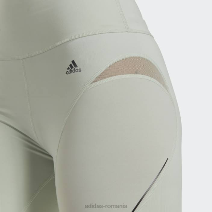 Adidas verde croit hiit 45 secunde antrenament leggings scurte moda femei verde 2JBN10707