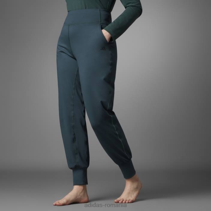 Adidas verde echilibru autentic pantaloni yoga moda femei verde 2JBN10599