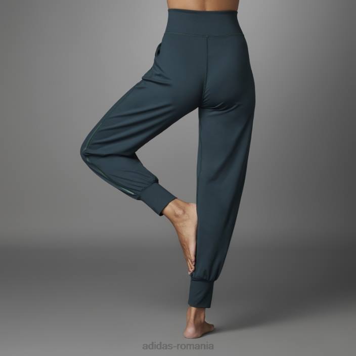 Adidas verde echilibru autentic pantaloni yoga moda femei verde 2JBN10599