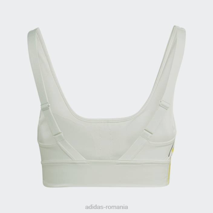 Adidas verde powerimpact luxe antrenament sutien mediu hiit adidas femei verde galben 2JBN17565