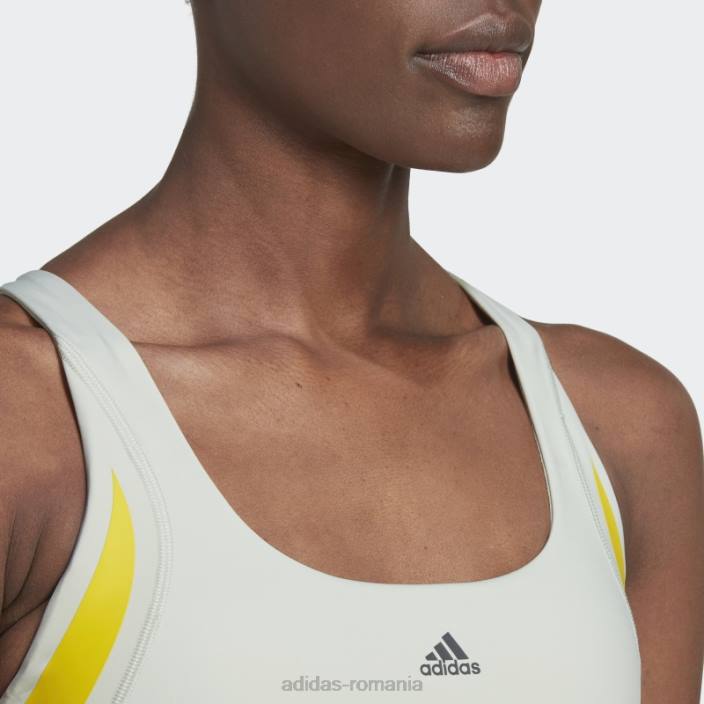 Adidas verde powerimpact luxe antrenament sutien mediu hiit adidas femei verde galben 2JBN17565