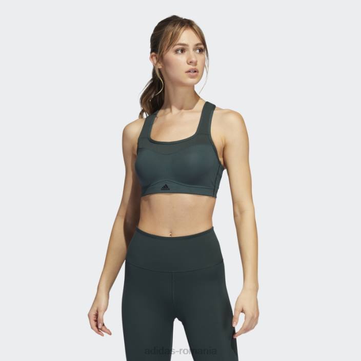 Adidas verde tlrd impact antrenament high-support sutien fashion femei verde 2JBN3719