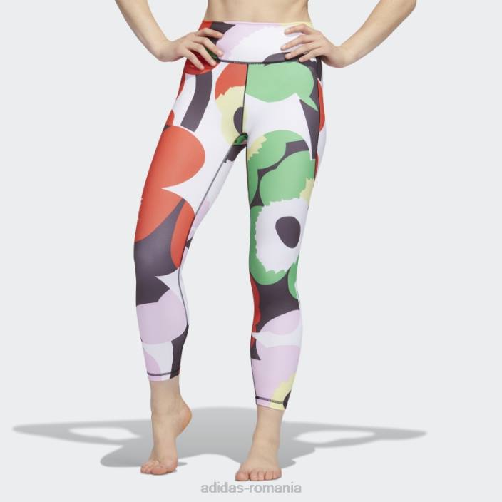 Adidas x marimekko dresuri yoga blaze orange femei portocaliu aprins 2JBN2886