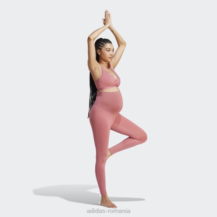 Adidas yoga 7/8 jambiere (maternitate) moda roz femei roz 2JBN9612