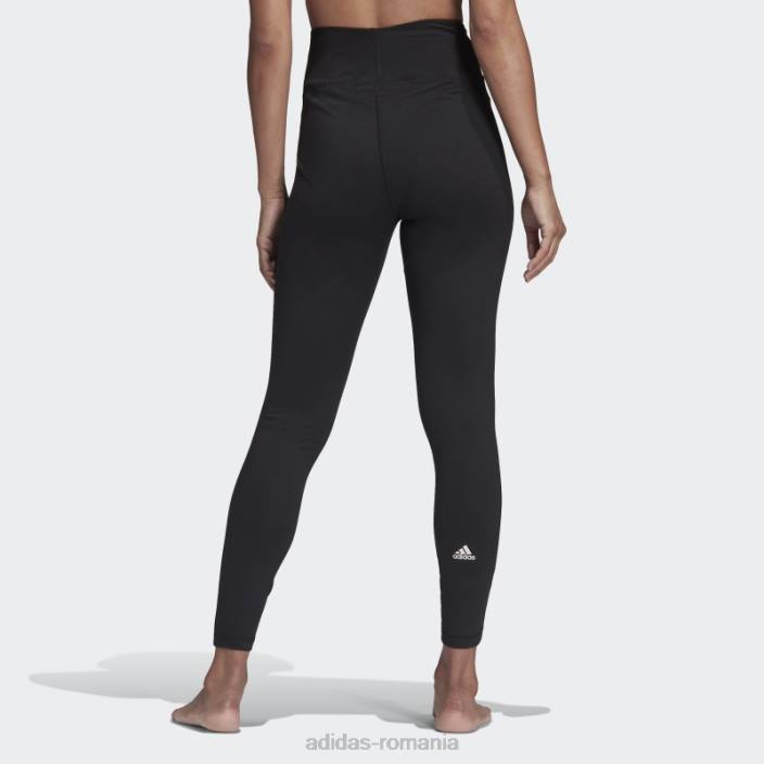 Adidas yoga essentials jambiere cu talie înaltă negru femei negru 2JBN16393